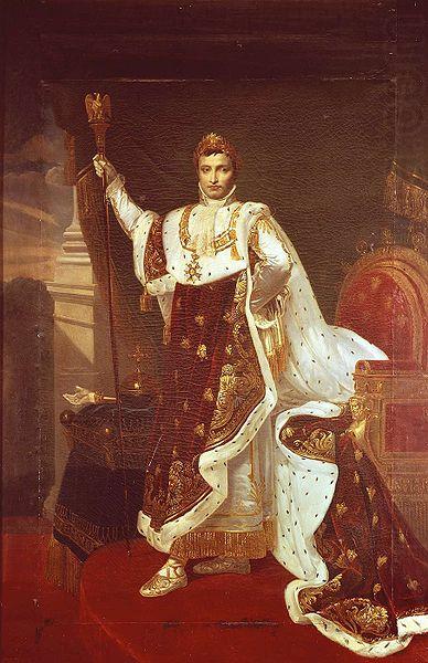 Robert Lefevre Portrait of Napoleon I in Coronation Robes china oil painting image